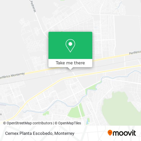 Cemex Planta Escobedo map