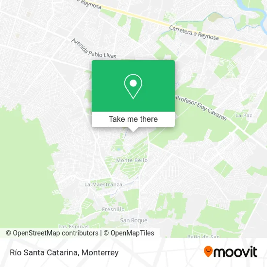 Río Santa Catarina map