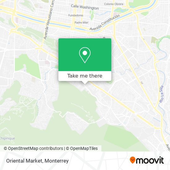 Mapa de Oriental Market