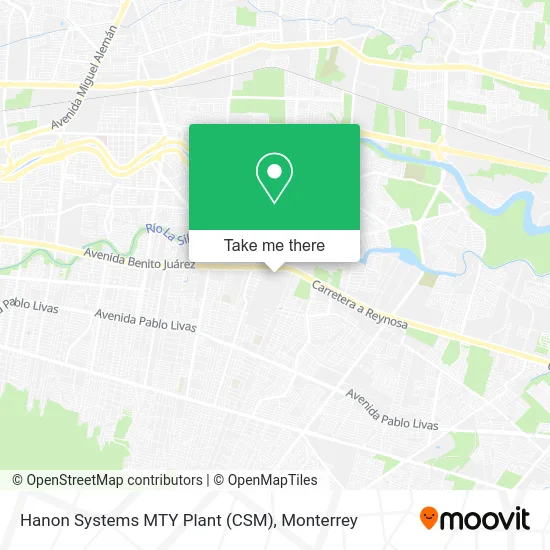 Hanon Systems MTY Plant (CSM) map