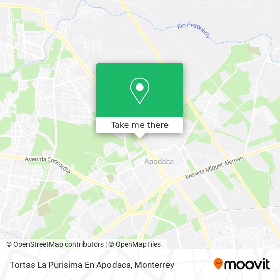 Tortas La Purisima En Apodaca map