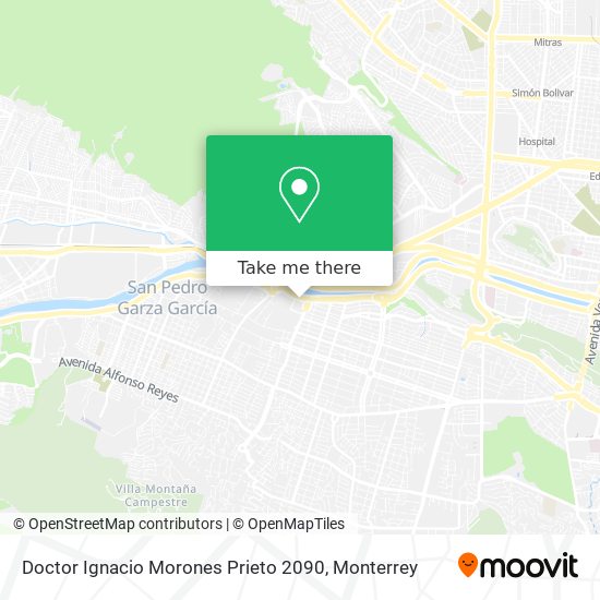 Doctor Ignacio Morones Prieto 2090 map