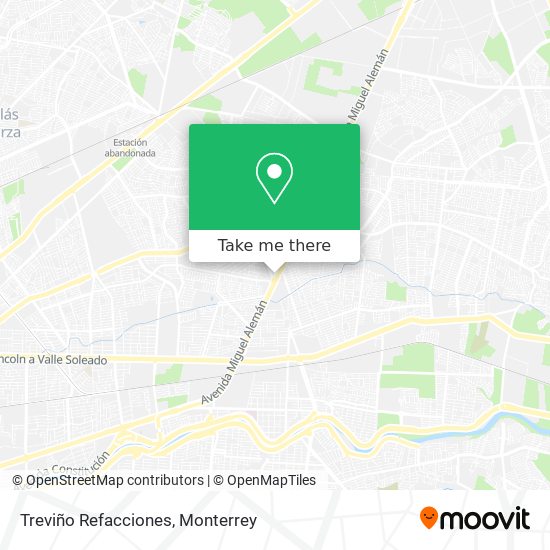 Treviño Refacciones map