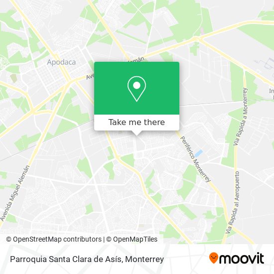 Parroquia Santa Clara de Asís map