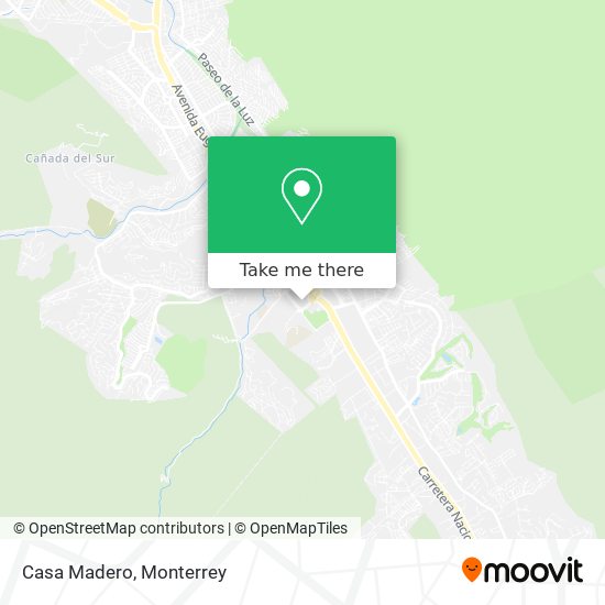 Mapa de Casa Madero