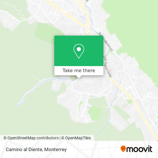 Mapa de Camino al Diente