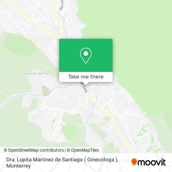 Dra. Lupita Martinez de Santiago ( Ginecóloga ) map