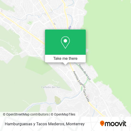 Mapa de Hamburguesas y Tacos Mederos
