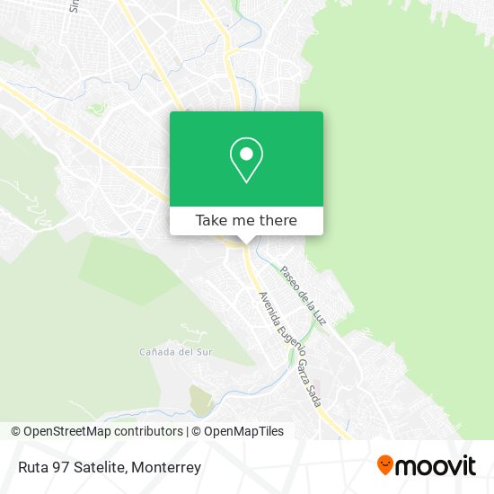 Mapa de Ruta 97 Satelite
