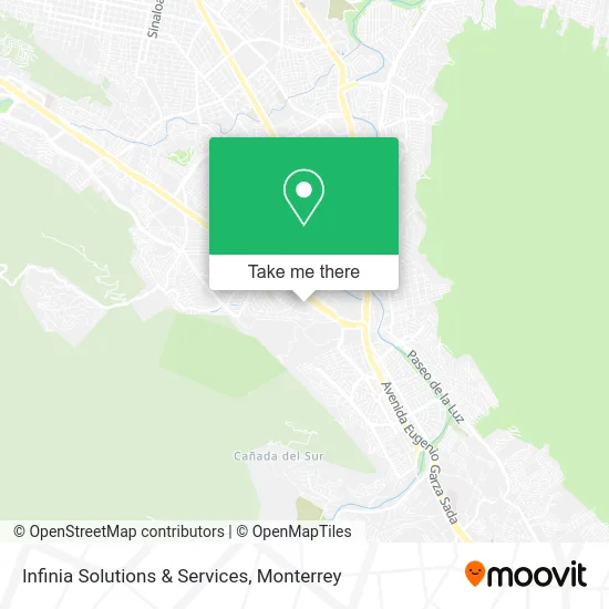 Infinia Solutions & Services map