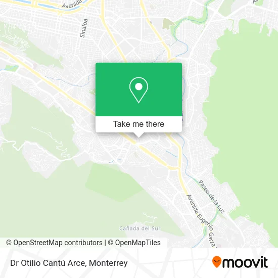 Mapa de Dr Otilio Cantú Arce