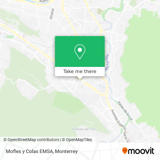 Mapa de Mofles y Colas EMSA