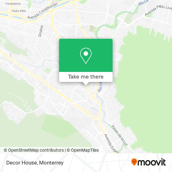 How to get to Decor House in Monterrey by Bus or Metrorrey?