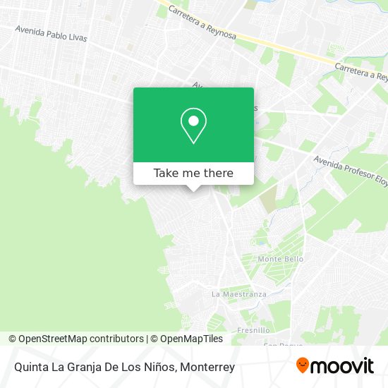 Mapa de Quinta La Granja De Los Niños