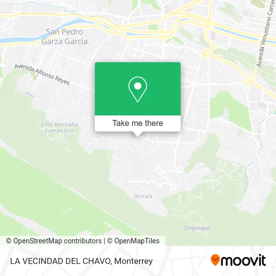 Mapa de LA VECINDAD DEL CHAVO