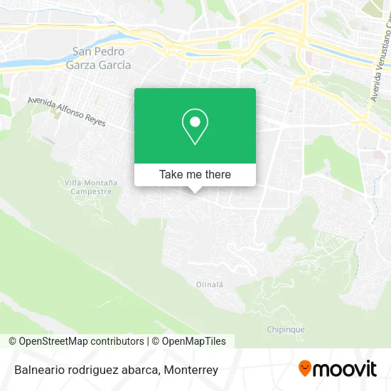 Mapa de Balneario rodriguez abarca