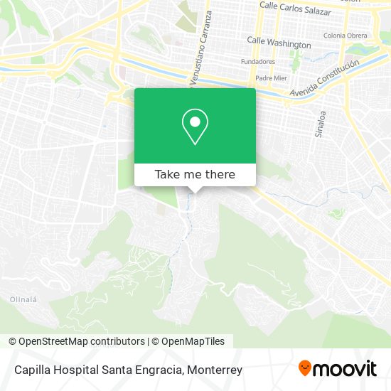 Capilla Hospital Santa Engracia map