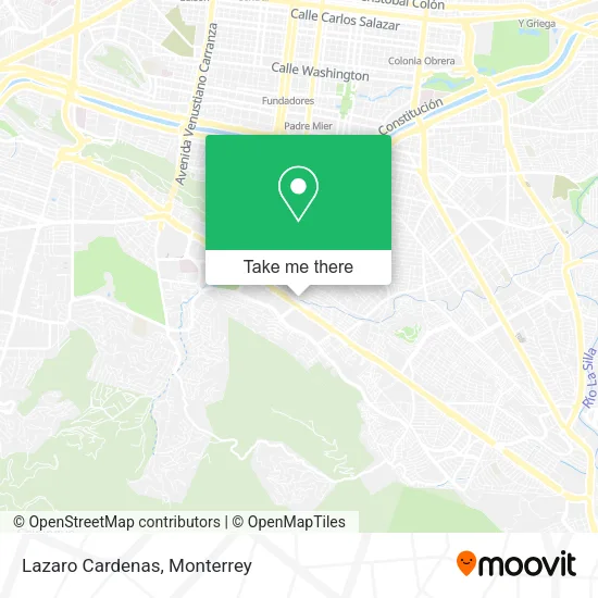 Lazaro Cardenas map
