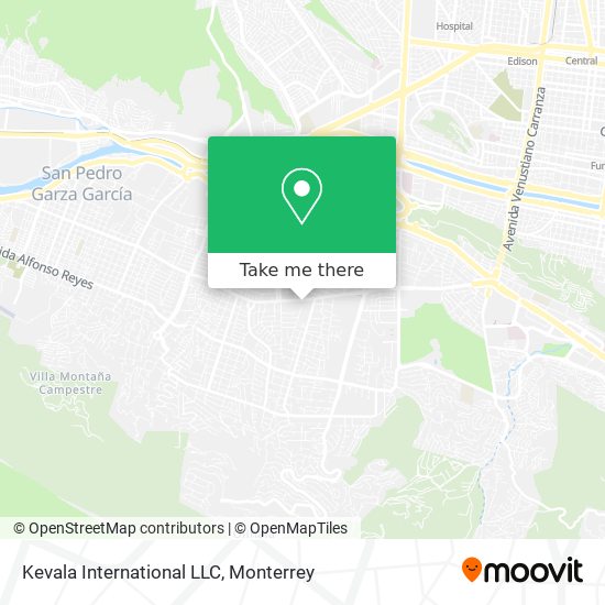 Kevala International LLC map