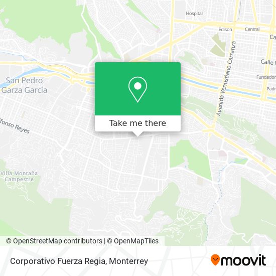 Mapa de Corporativo Fuerza Regia
