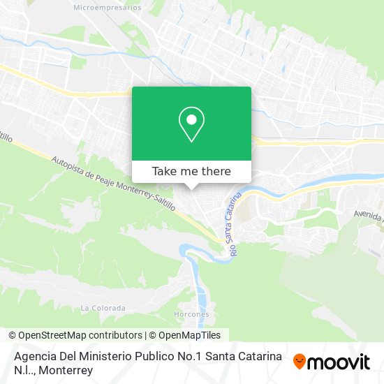 Agencia Del Ministerio Publico No.1 Santa Catarina N.l.. map