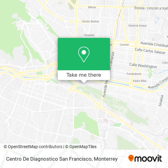 Centro De Diagnostico San Francisco map