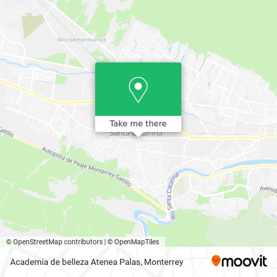 Academia de belleza Atenea Palas map