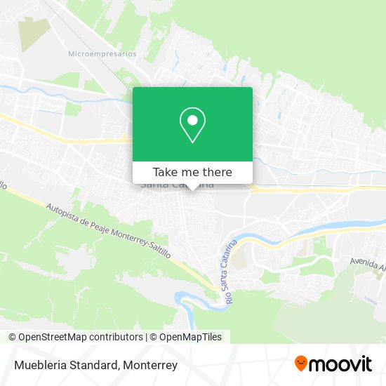 Mapa de Muebleria Standard