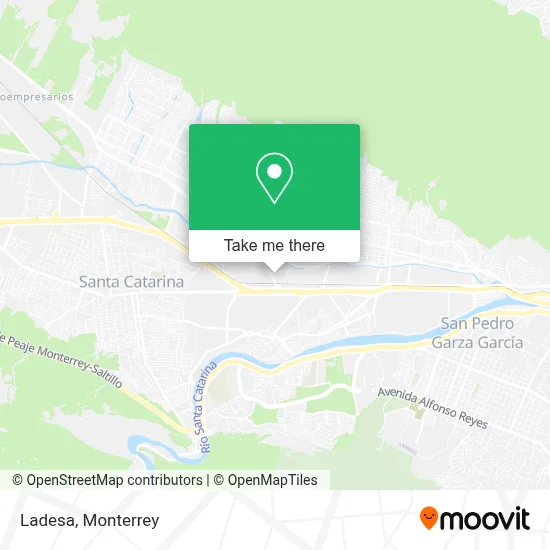 Ladesa map