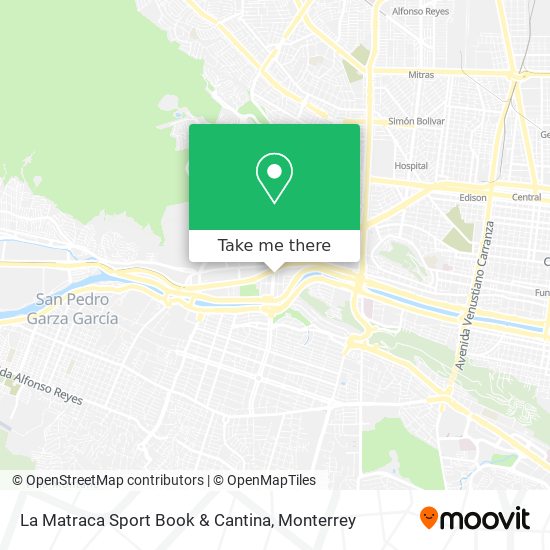 La Matraca Sport Book & Cantina map