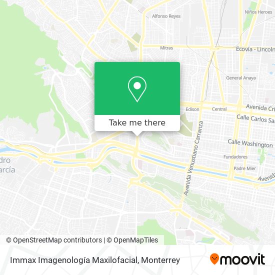 Immax Imagenología Maxilofacial map