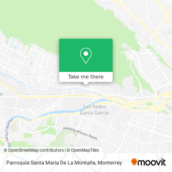 Mapa de Parroquia Santa María De La Montaña