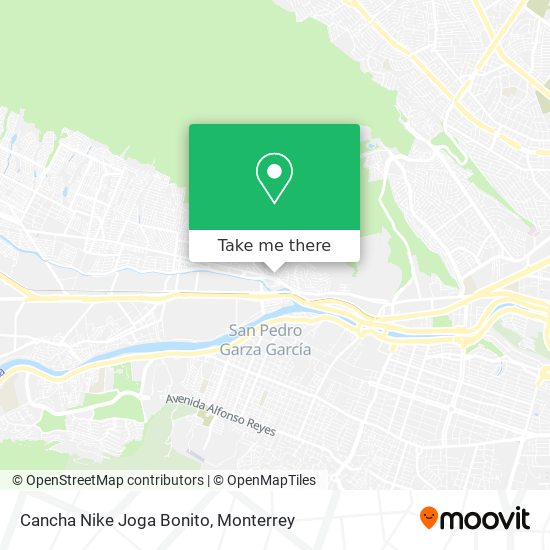 Mapa de Cancha Nike Joga Bonito