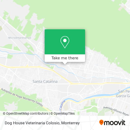 Dog House Veterinaria Colosio map