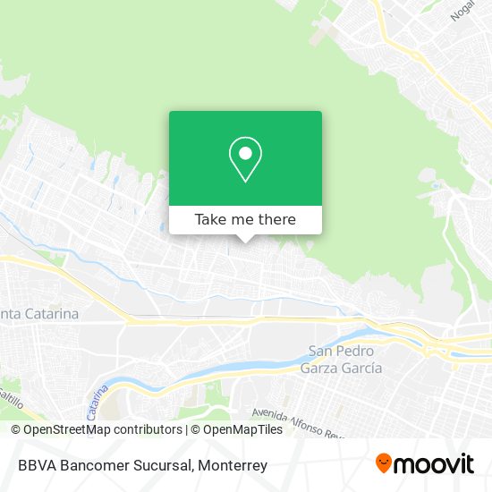 Mapa de BBVA Bancomer Sucursal