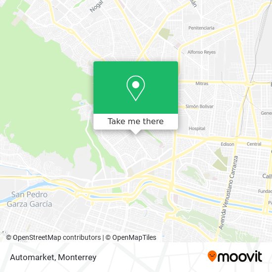 Mapa de Automarket
