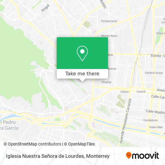 Mapa de Iglesia Nuestra Señora de Lourdes