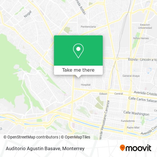Auditorio Agustin Basave map