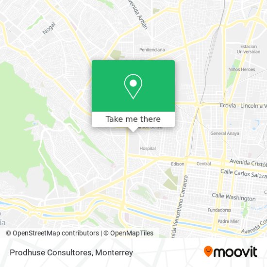 Mapa de Prodhuse Consultores