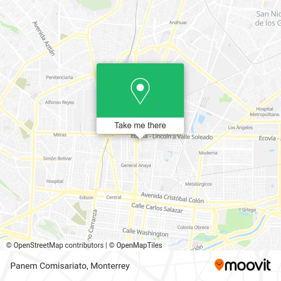 Panem Comisariato map