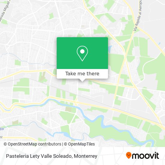 Pasteleria Lety Valle Soleado map