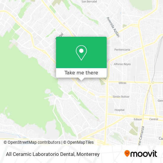 Mapa de All Ceramic Laboratorio Dental