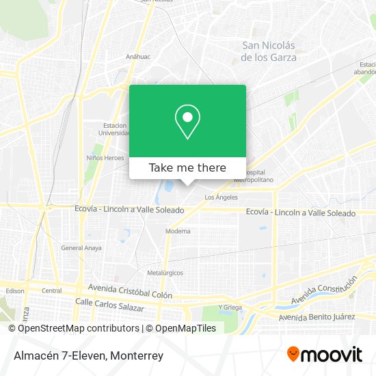 Mapa de Almacén 7-Eleven