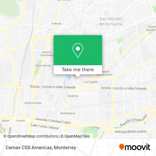 Cemex CSS Americas map