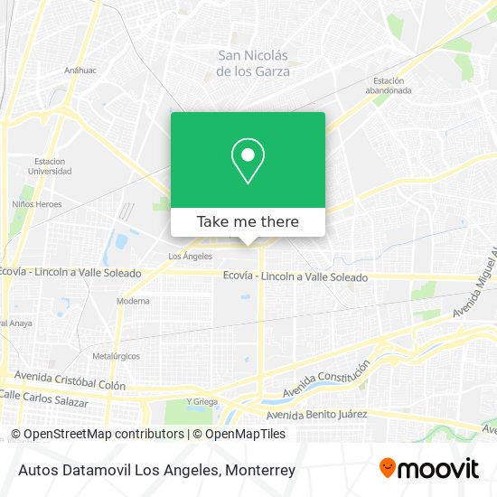 Autos Datamovil Los Angeles map