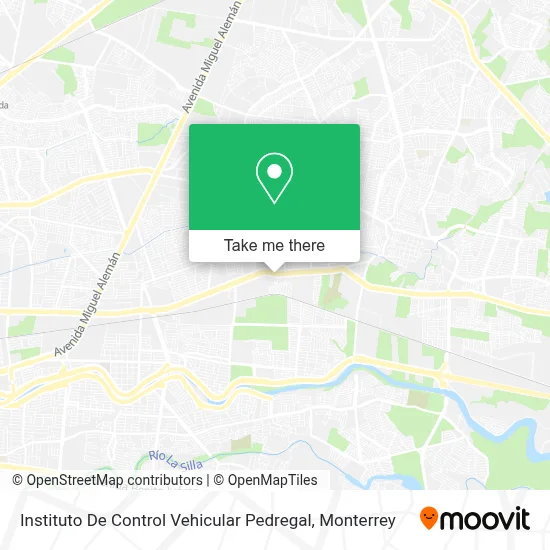 Instituto De Control Vehicular Pedregal map