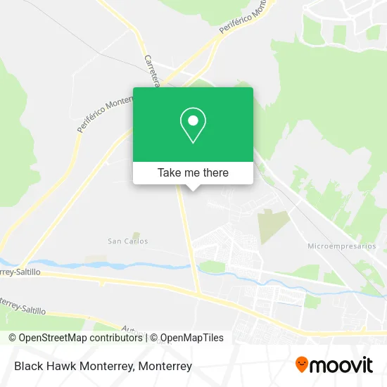 Black Hawk Monterrey map