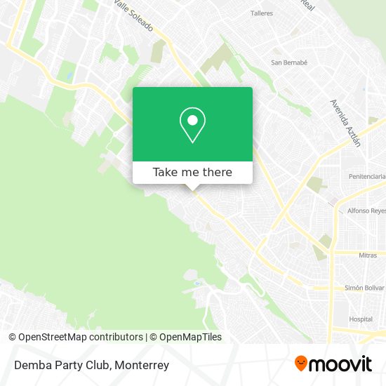 Mapa de Demba Party Club
