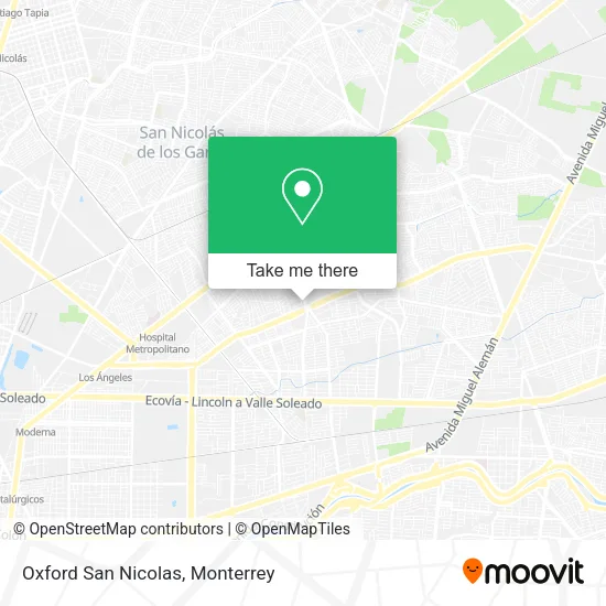 Mapa de Oxford San Nicolas