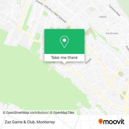 How to get to Zaz Game & Club in Monterrey by Bus?